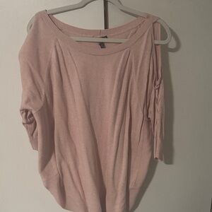 Express Light Pink Knit Sweater